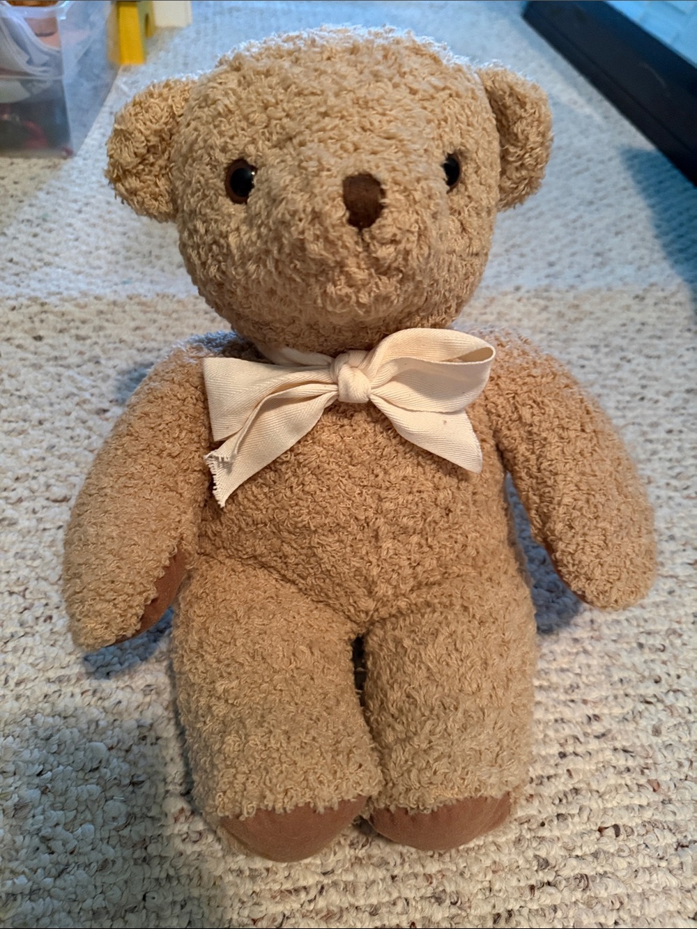 1994 Dayton Hudson Classic Cream Teddy Bear Plush with Bow